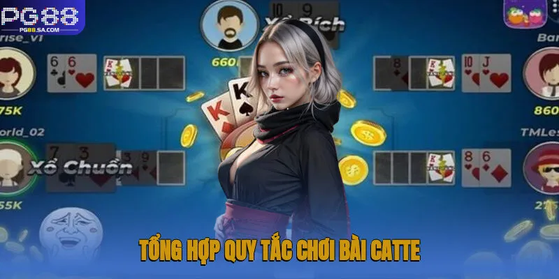 Tổng hợp quy tắc chơi bài catte không thể đơn giản hơn tại nền tảng Pg88
